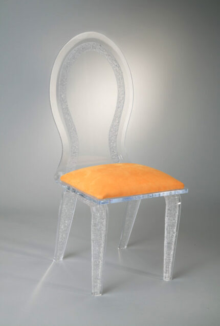 Acrylic chair Orange