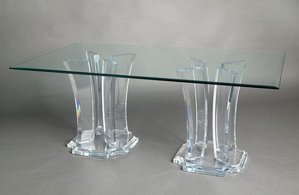 Victoria Acrylic Dining Table - Muniz Plastics