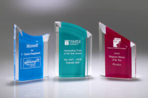 acrylic awards by muniz