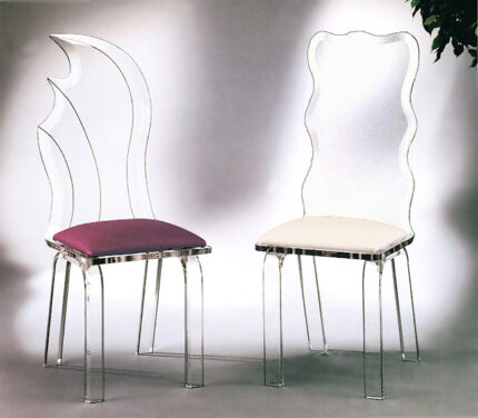 Acrylic chairs luna crystal