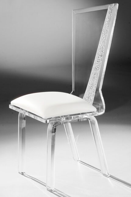 Hollywood acrylic chair sidev