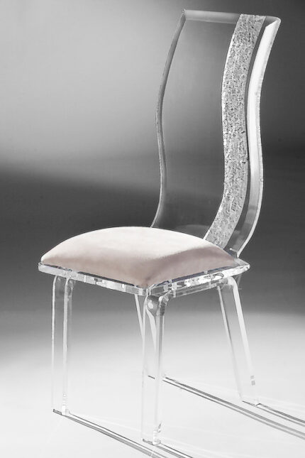 Wave acrylic chair 2