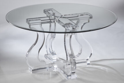 Alexandria acrylic dining table