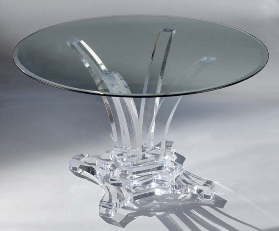 Acrylic Dining Sets By Muniz, Acrylic Dining Room Table Set