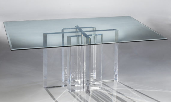 Munich acrylic dining table