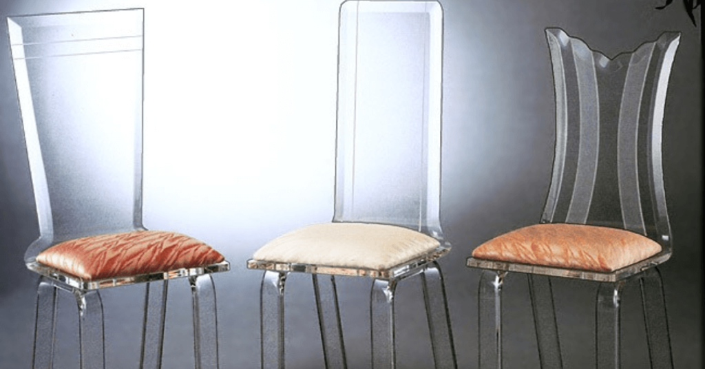 acrylic dining chairs in Texas